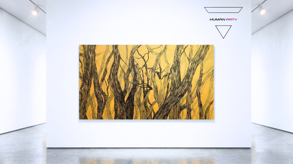 Hong Wai 洪慧: Moonlight series – Before sunrise III (月光森林--日出之前III )