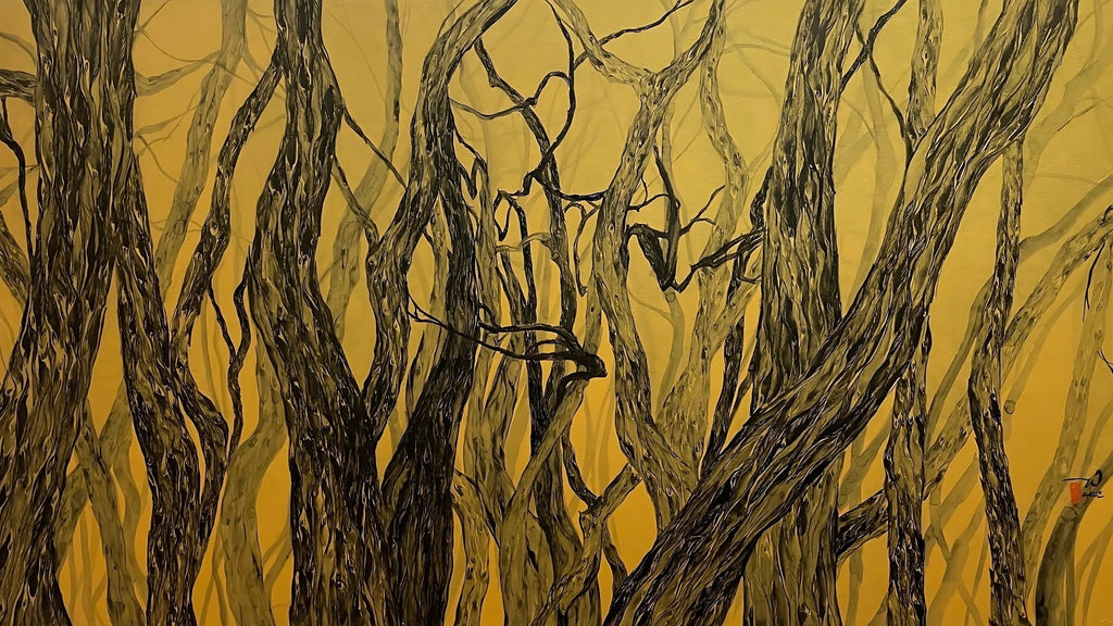 Hong Wai 洪慧: Moonlight series – Before sunrise III (月光森林--日出之前III )