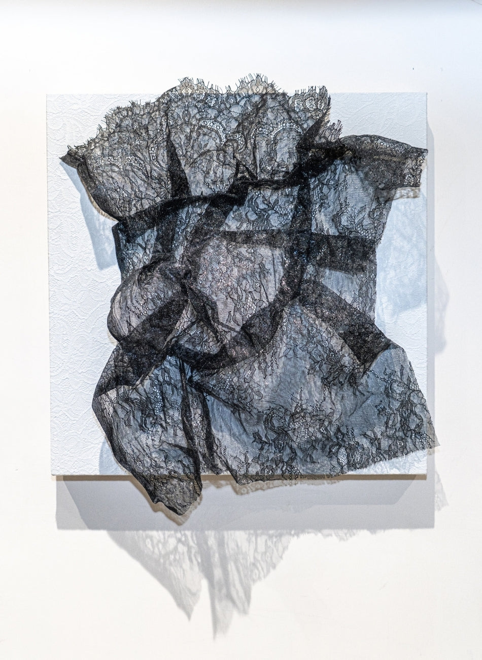 Hong Wai 洪慧: Hong Kong Express series, "Devil" (蕾絲書法 —妖)