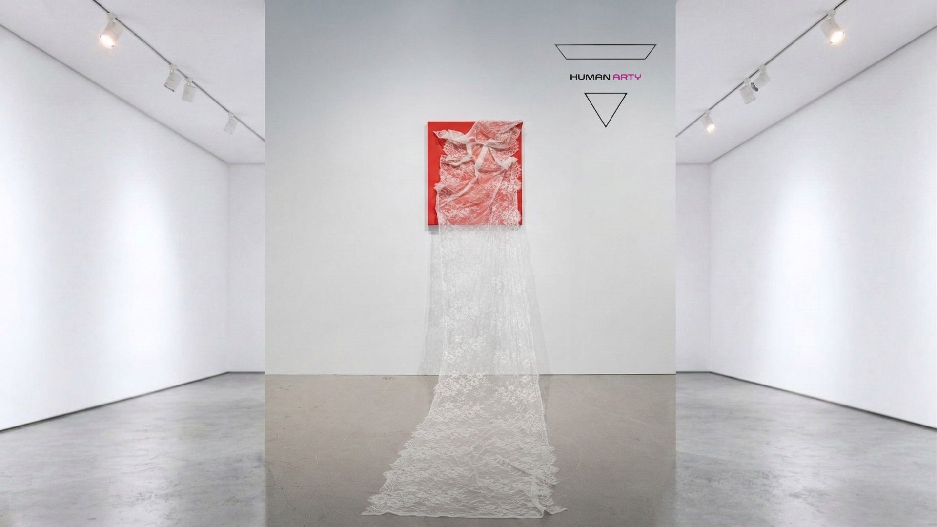 Hong Wai 洪慧: Hong Kong Express series, "Sunet" (蕾絲書法 – 夕)