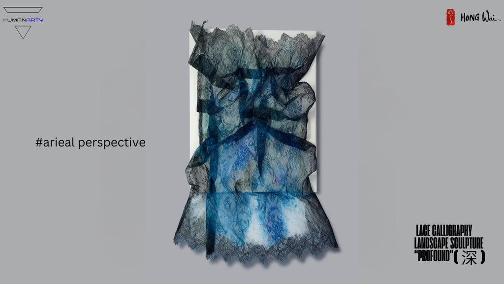 Hong Wai 洪慧: Lace Calligraphy Landscape Sculpture Profound