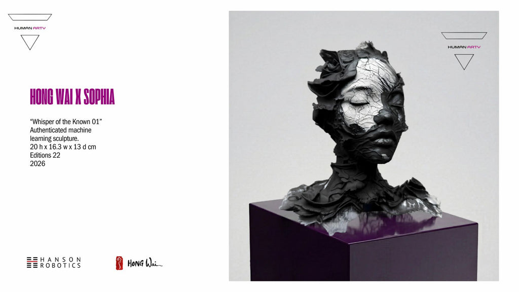 Hong Wai x Sophia "Whisper of the Known 01" Authenticated Collectible Sculpture